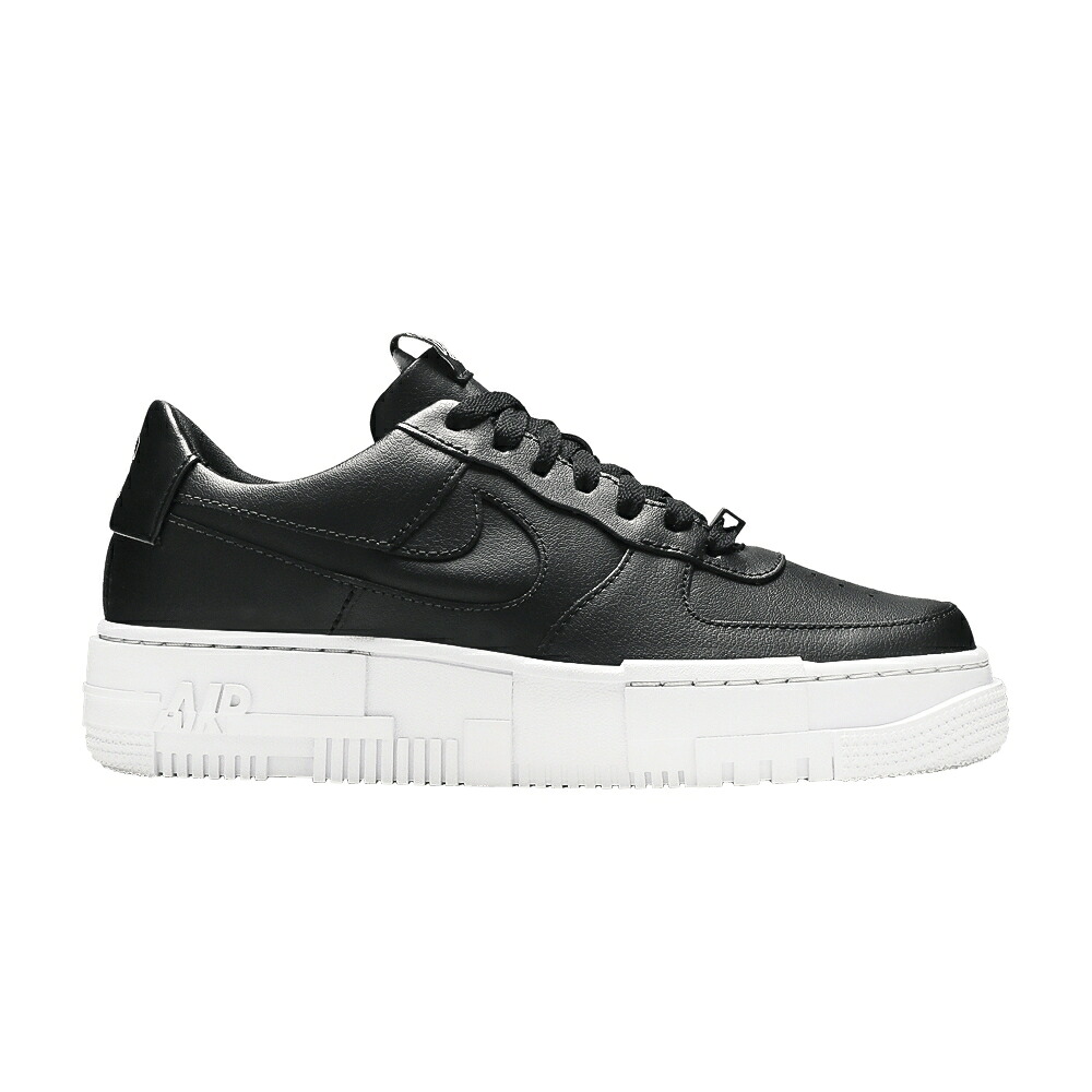 ナイキ 黒いこと 黒いこと 白いこと 白いこと 空軍 \u0027BLACK\u0027 スニーカー レディース NIKE WMNS AIR FORCE 1 PIXEL / BLACK WHITE BLACK BLACK