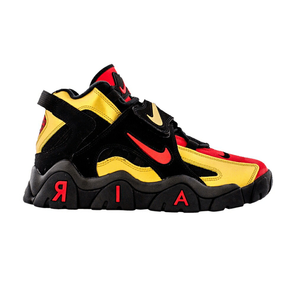 ナイキ ミッド ゴールド 赤 レッド エアバラージ METALLIC GOLD スニーカー メンズ NIKE AIR BARRAGE MID / METALLIC GOLD UNIVERSITY RED