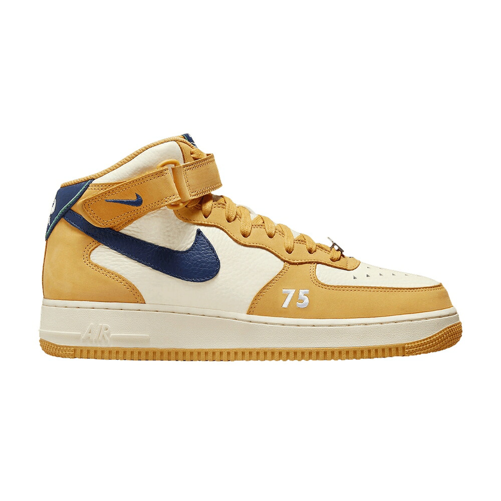 ナイキ ミッド 青み 青色 緑 緑であること 空軍 \u0027PARIS\u0027 スニーカー メンズ NIKE AIR FORCE 1 MID / POLLEN BLUE VOID CASHMERE GREEN