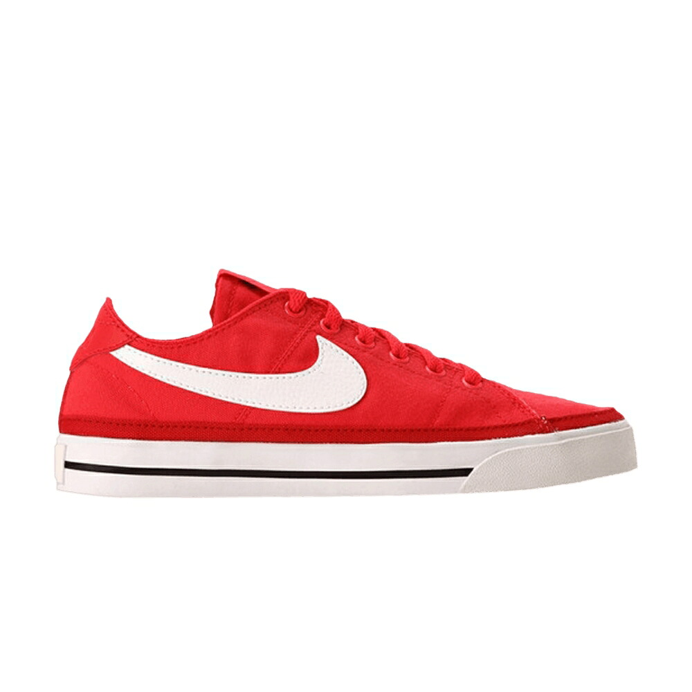 ナイキ コート レガシー 'RED' スニーカー レディース NIKE WMNS COURT LEGACY CANVAS /｜スニケス