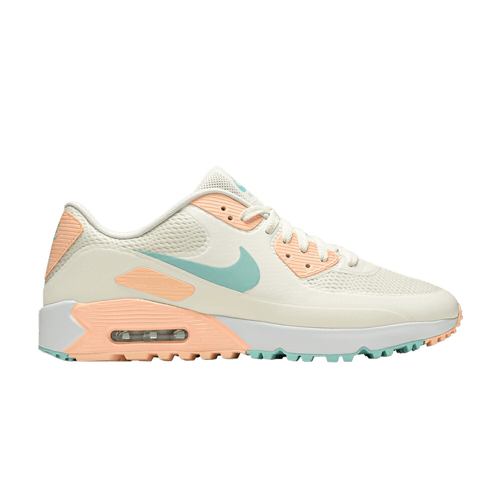 ナイキ マックス ゴルフ クリムゾン 白いこと 白いこと 大気圏マックス \u0027SAIL DEW\u0027 スニーカー メンズ NIKE AIR MAX 90 GOLF LIGHT / SAIL CRIMSON TINT WHITE LIGHT