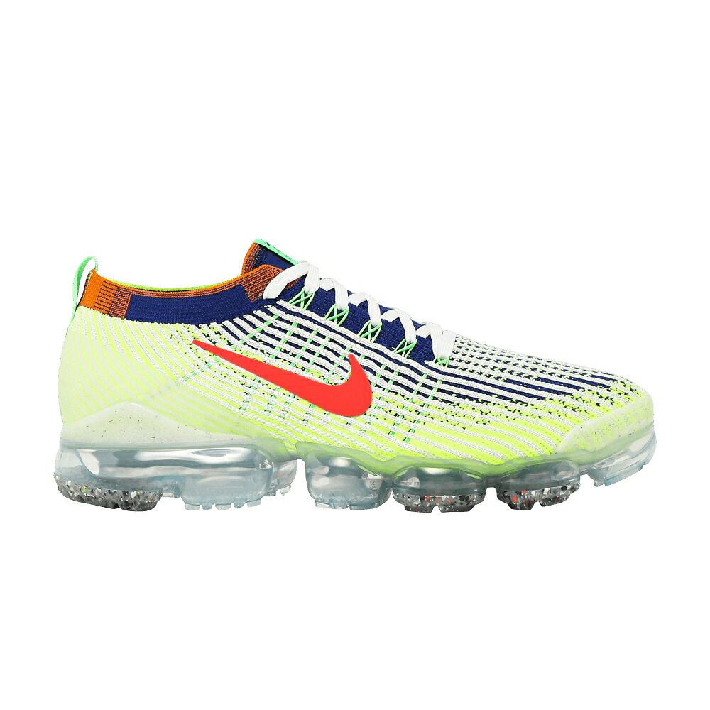 ナイキ フライニット 青色 ブルー エアヴェイパーマックス 'EXETER EDITION' スニーカー メンズ NIKE AIR VAPORMAX FLYKNIT 3 / FOSSIL HYDROGEN BLUE BLUE VOID｜スニケス