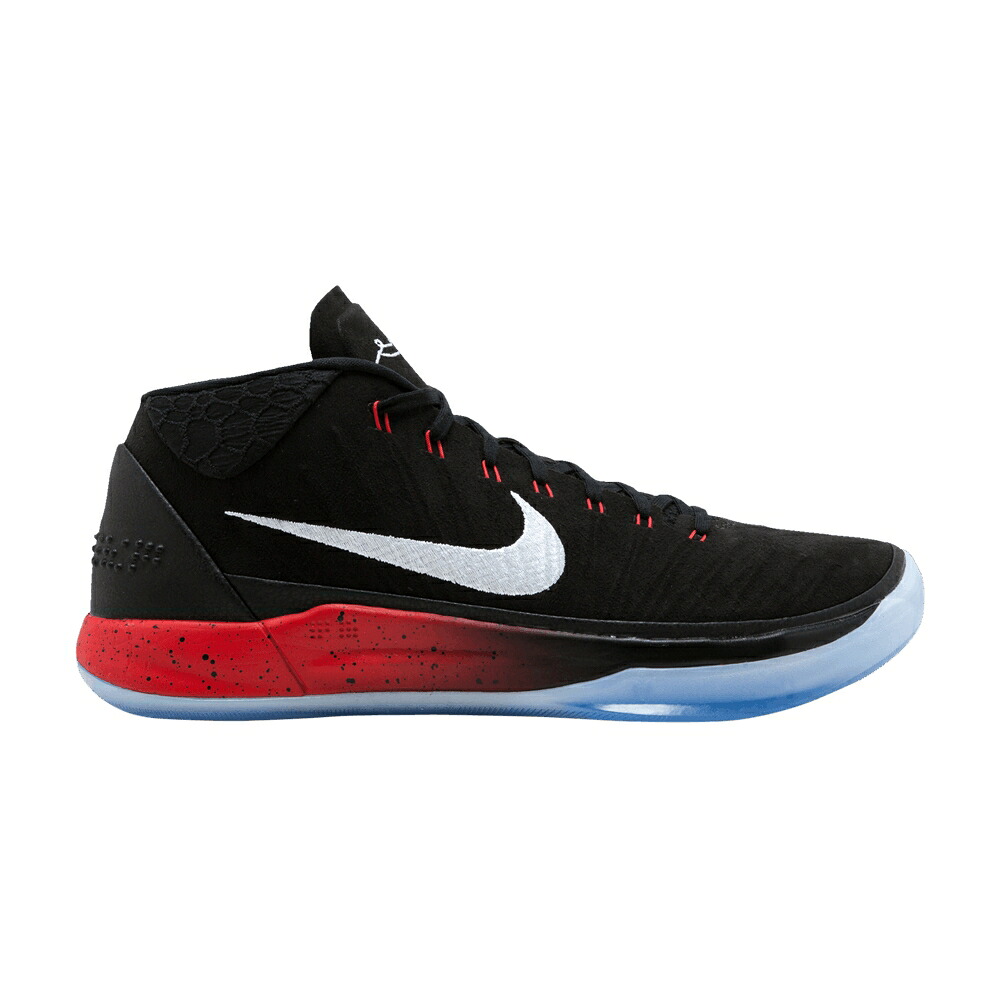 ナイキ コービー 黒色 ブラック 白色 ホワイト 赤 レッド A.D. 'DEMAR DEROZAN' スニーカー メンズ NIKE KOBE PE / BLACK WHITE UNIVERSITY RED｜スニケス