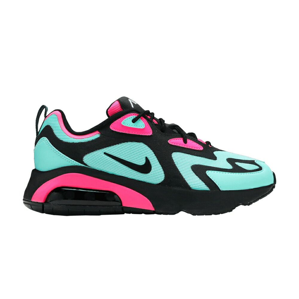 ナイキ マックス 黒色 ブラック ピンク ブラスト エアマックス OUTH BEACH スニーカー メンズ NIKE AIR MAX 200 SP / HYPER TURQOUISE BLACK PINK BLAST