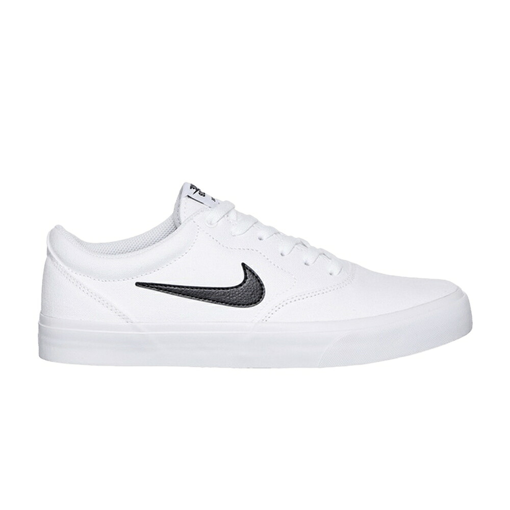 ナイキ エスビー 白色 ホワイト 黒色 ブラック 'WHITE' スニーカー メンズ NIKE CHARGE SLR TXT SB / WHITE BLACK WHITE GUM LIGHT｜スニケス