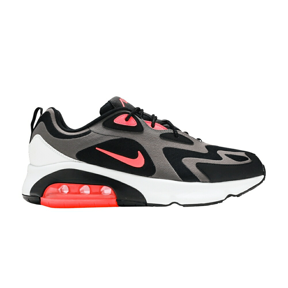 ナイキ マックス 灰色 グレー サンダー 黒色 ブラック エアマックス THUNDER PUNCH スニーカー メンズ NIKE AIR MAX 200 GREY HOT / THUNDER GREY BLACK WOLF GREY HOT