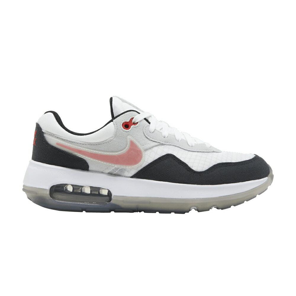 ナイキ マックス 白色 ホワイト 灰色 グレー 黒色 ブラック 赤 レッド エアマックス 'BLACK FOG' ジュニア キッズ NIKE AIR MAX MOTIF GS WHITE GREY / BLACK WHITE GREY FOG SIREN RED ベビー マタニティ スニ