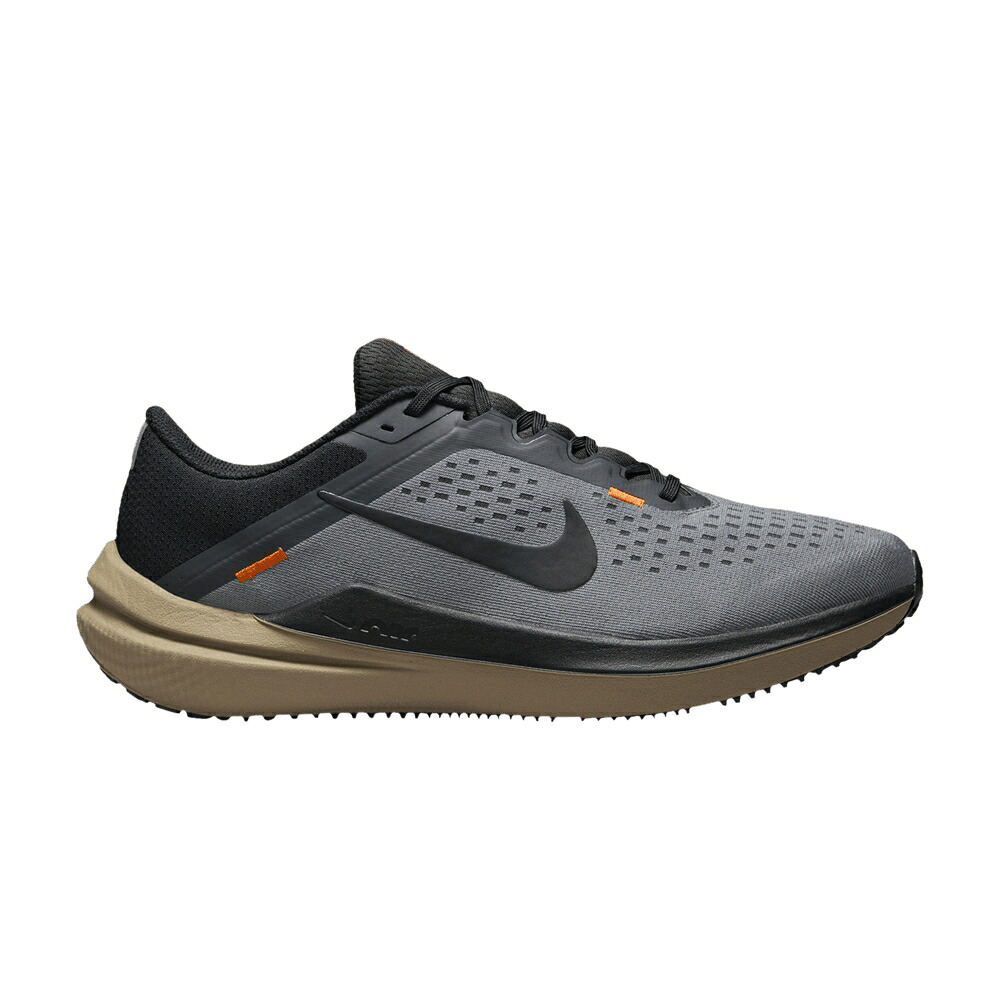 ナイキ 灰色 グレー 橙 オレンジ カーキ 'SMOKE KHAKI' スニーカー メンズ NIKE AIR WINFLO 10 GREY / SMOKE GREY SAFETY ORANGE KHAKI|スニケス
