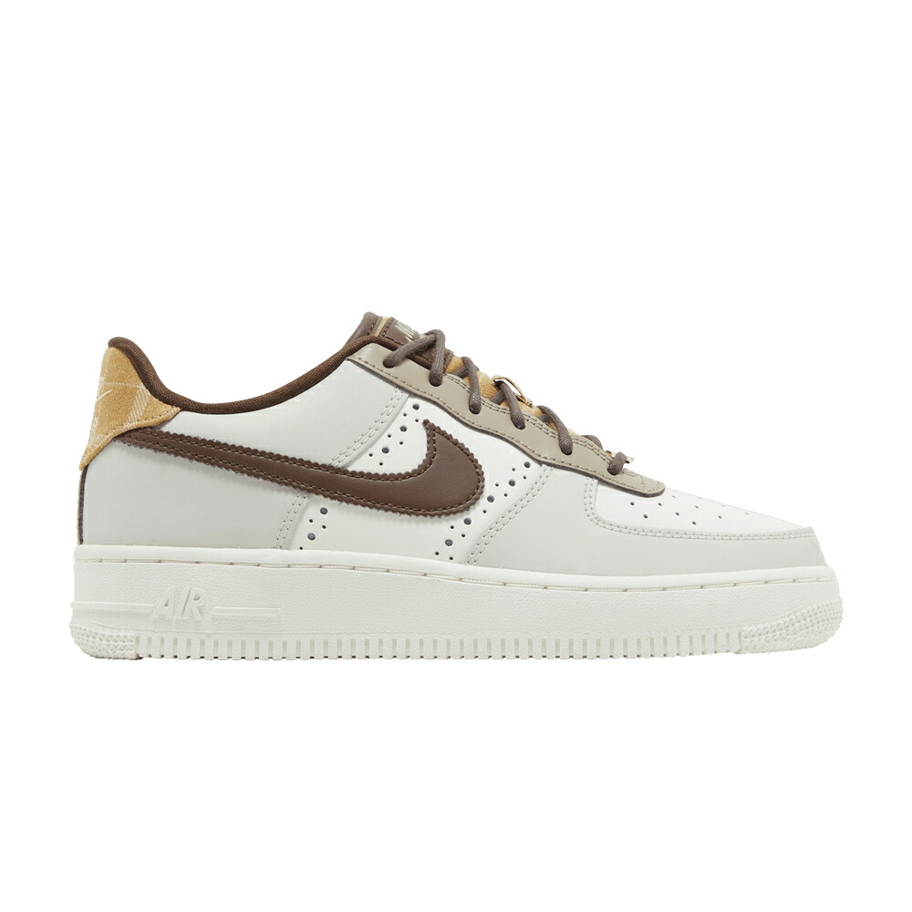 ナイキ カーキ 空軍 \u0027BROGUE\u0027 お坊っちゃん キッズ NIKE AIR FORCE 1 LV8 GS / SAIL CACAO WOW SAIL KHAKI もの言う花 マタニティ スニーカー