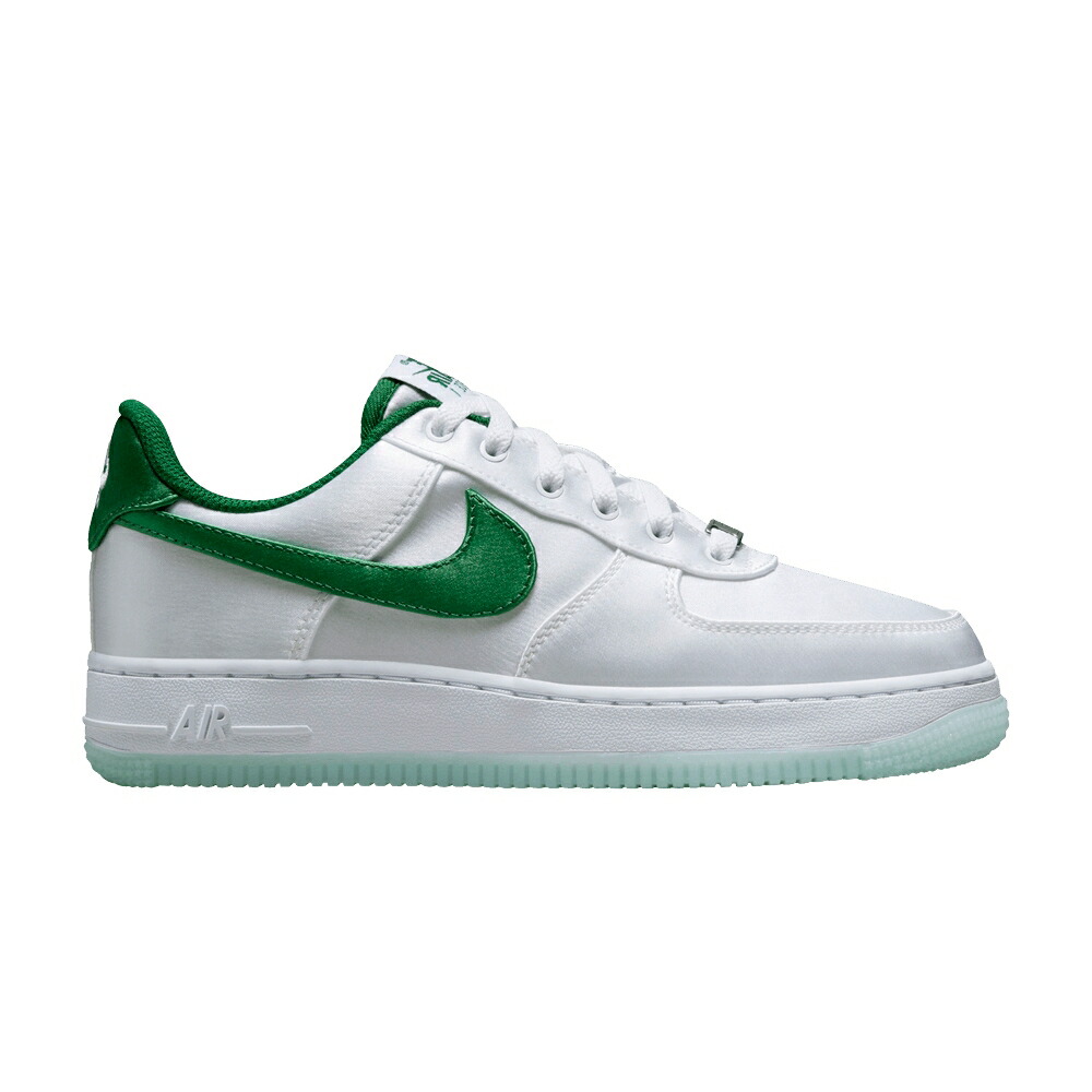 ナイキ 白色 ホワイト 緑 グリーン エアフォース 07 ATIN GREEN スニーカー レディース NIKE WMNS AIR FORCE 1 / WHITE SPORT GREEN ICE SPORT