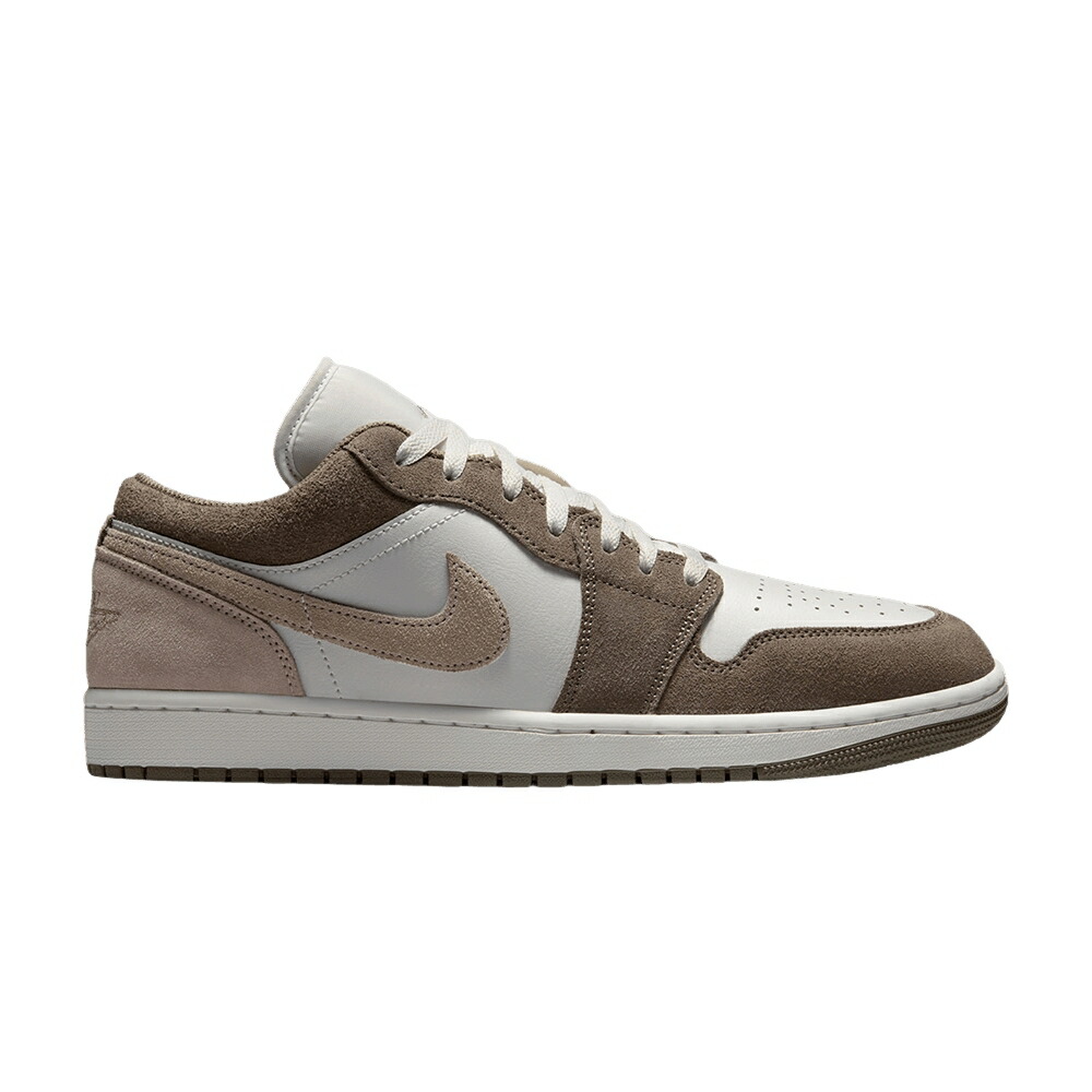 ナイキ 白いこと 白いこと 象牙色 エアジョーダン \u0027OLIVE GREY\u0027 スニーカー メンズ AIR JORDAN AIR JORDAN 1 LOW / WHITE PALE IVORY