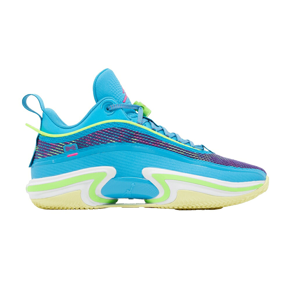 ナイキ レーザー 青色 ブルー 紫 パープル ピンク エアジョーダン 'LASER BLUE' スニーカー メンズ AIR JORDAN LUKA DONCIC X AIR JORDAN 36 LOW PF / LASER BLUE ELECTRO PURPLE PINK