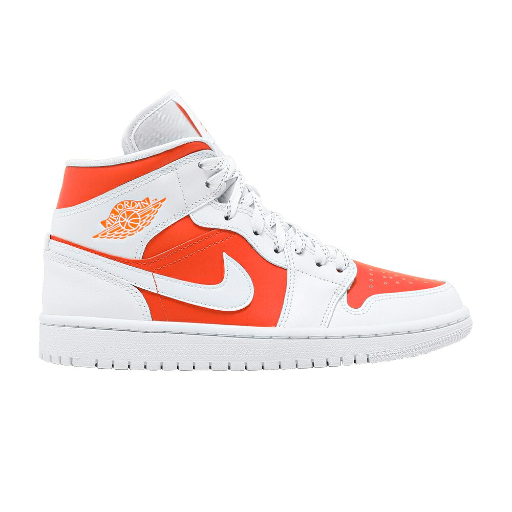 ナイキ ミッド 白いこと 白いこと エアジョーダン \u0027BRIGHT CITRUS\u0027 スニーカー レディース AIR JORDAN WMNS AIR JORDAN 1 MID SE / BRIGHT CITRUS WHITE
