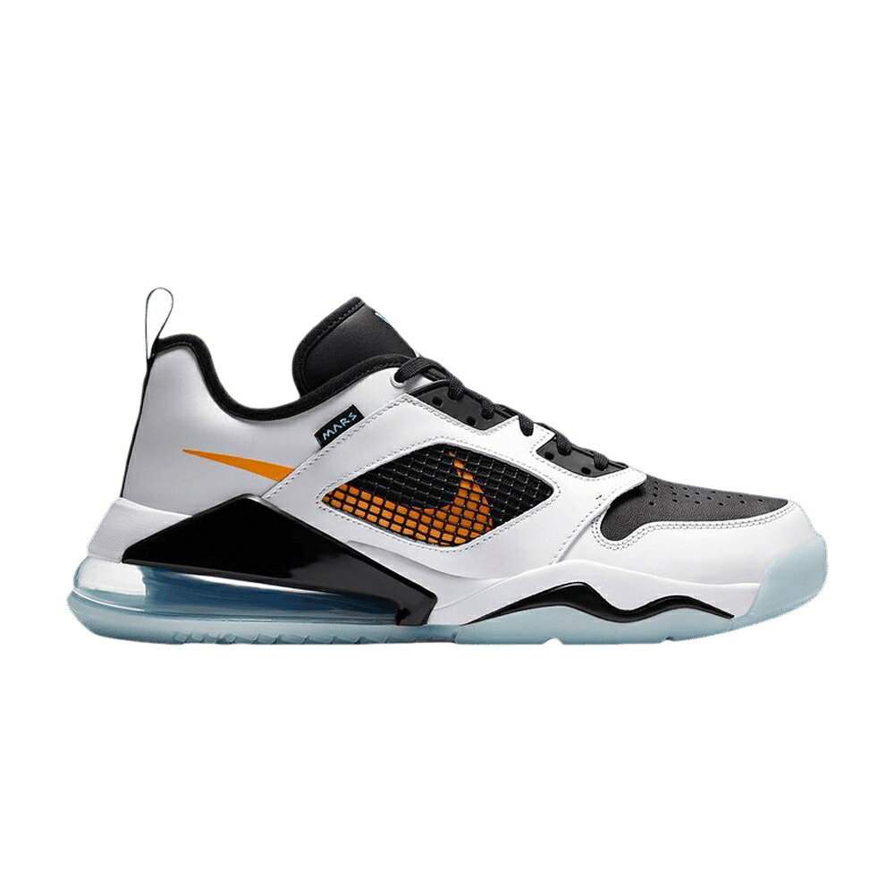 ナイキ レーザ 白いこと 白いこと 黒いこと 黒いこと 橙 オレンジ色 エアジョーダン \u0027WHITE ORANGE\u0027 スニーカー メンズ AIR JORDAN AIR JORDAN MARS 270 LOW LASER / WHITE BLACK LASER ORANGE ICE
