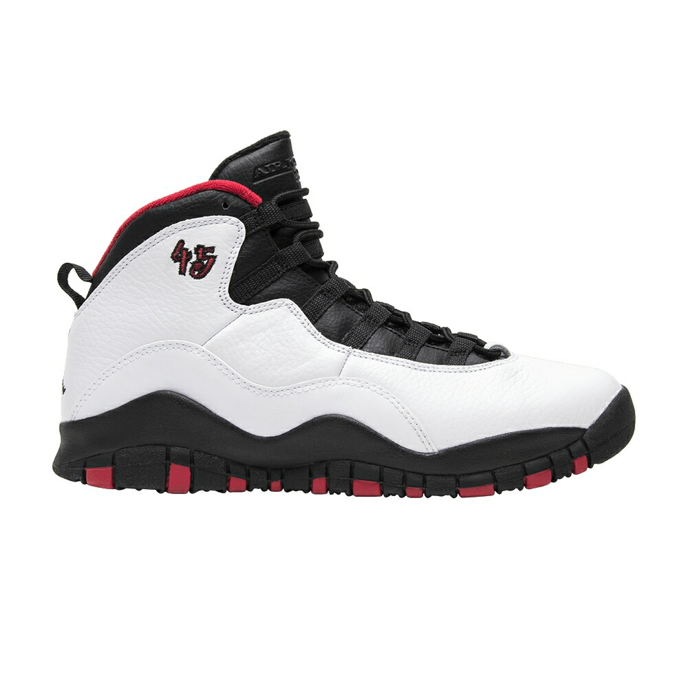 ナイキ 白色 ホワイト 黒色 ブラック 赤 レッド エアジョーダン 'DOUBLE NICKEL' ジュニア キッズ AIR JORDAN AIR JORDAN 10 RETRO GS / WHITE BLACK TRUE RED ベビー マタニティ スニーカー