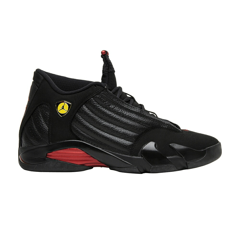 ナイキ 黒いこと 黒いこと 赤 赤いこと エアジョーダン \u0027LAST SHOT\u0027 スニーカー メンズ AIR JORDAN AIR JORDAN 14 RETRO 2011 / BLACK VARSITY RED BLACK
