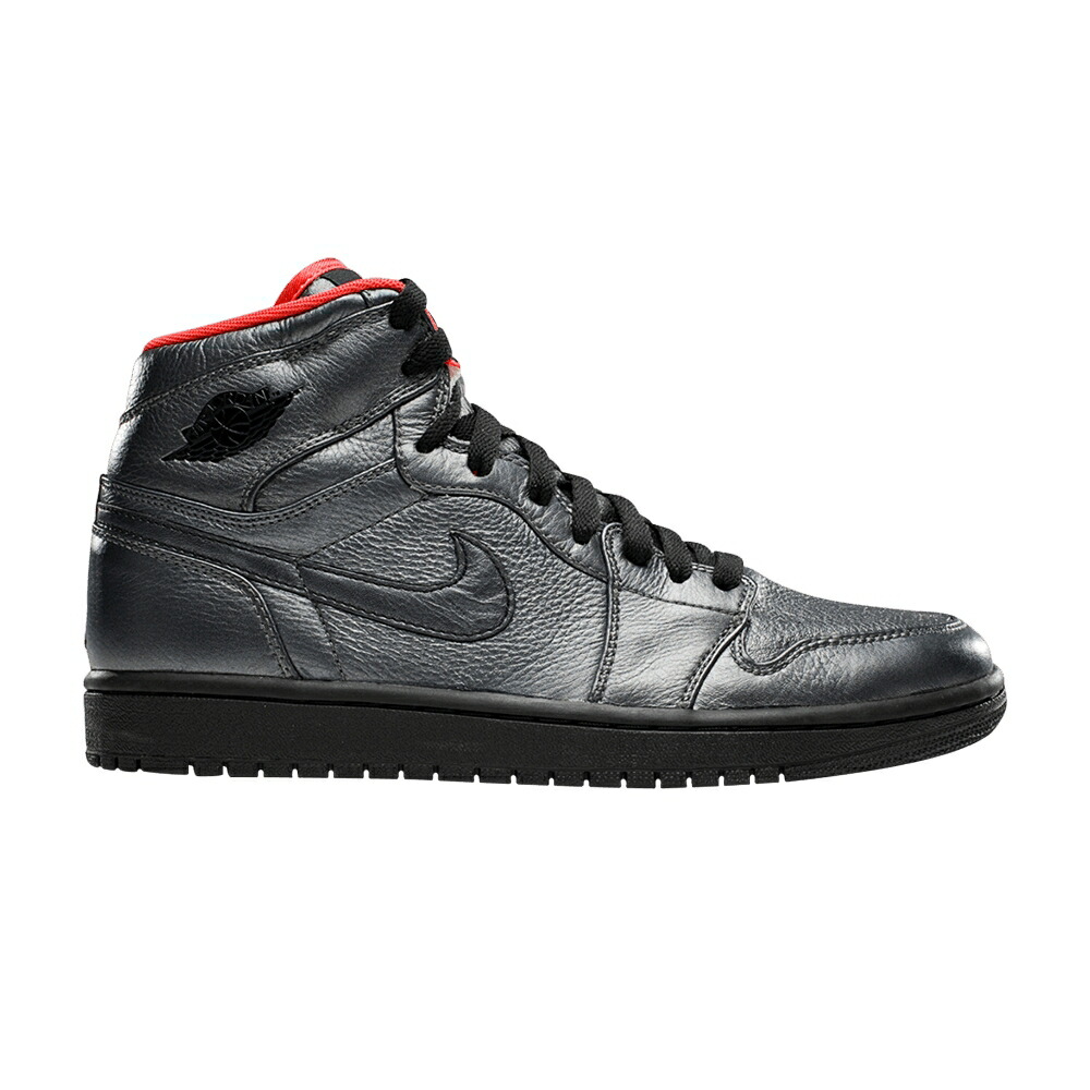 ナイキ プレミアム 黒色 ブラック マックス 橙 オレンジ エアジョーダン PEWTER スニーカー メンズ AIR JORDAN AIR JORDAN 1 RETRO HI PREMIER / PEWTER BLACK MAX ORANGE