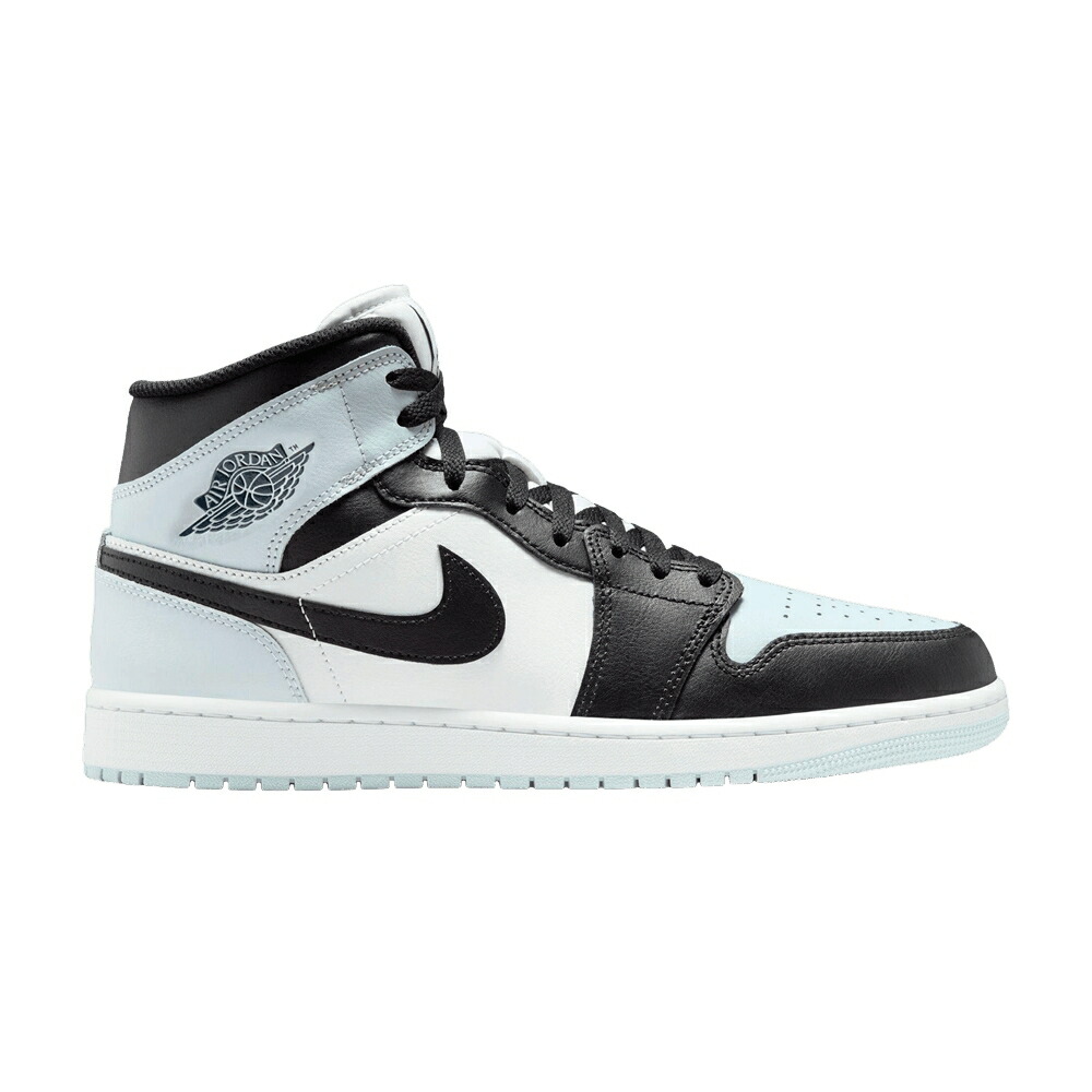 ナイキ ミッド 黒色 ブラック 青色 ブルー オーラ 白色 ホワイト エアジョーダン BLACK BLUE スニーカー メンズ AIR JORDAN AIR JORDAN 1 MID SQUADRON / BLACK SQUADRON BLUE AURA WHITE