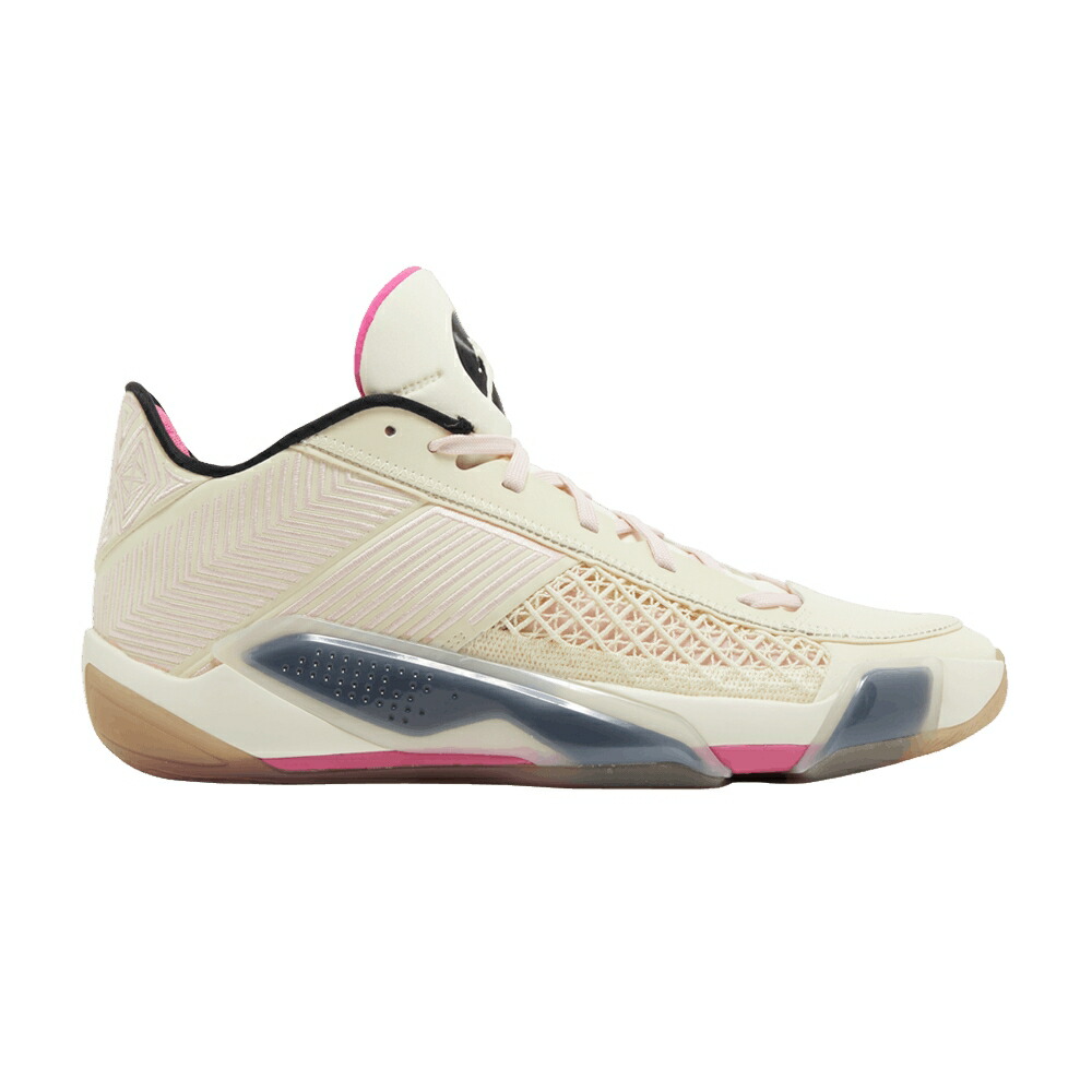 ナイキ 黒いこと 黒いこと エアジョーダン \u0027FRESH START\u0027 スニーカー メンズ AIR JORDAN AIR JORDAN 38 LOW / COCONUT MILK BLACK ATMOSPHERE