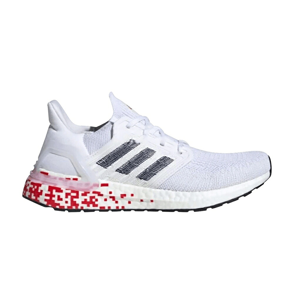 アディダス 赤 赤いこと \u0027WHITE DIGITAL\u0027 スニーカー レディース ADIDAS WMNS ULTRABOOST 20 RED /
