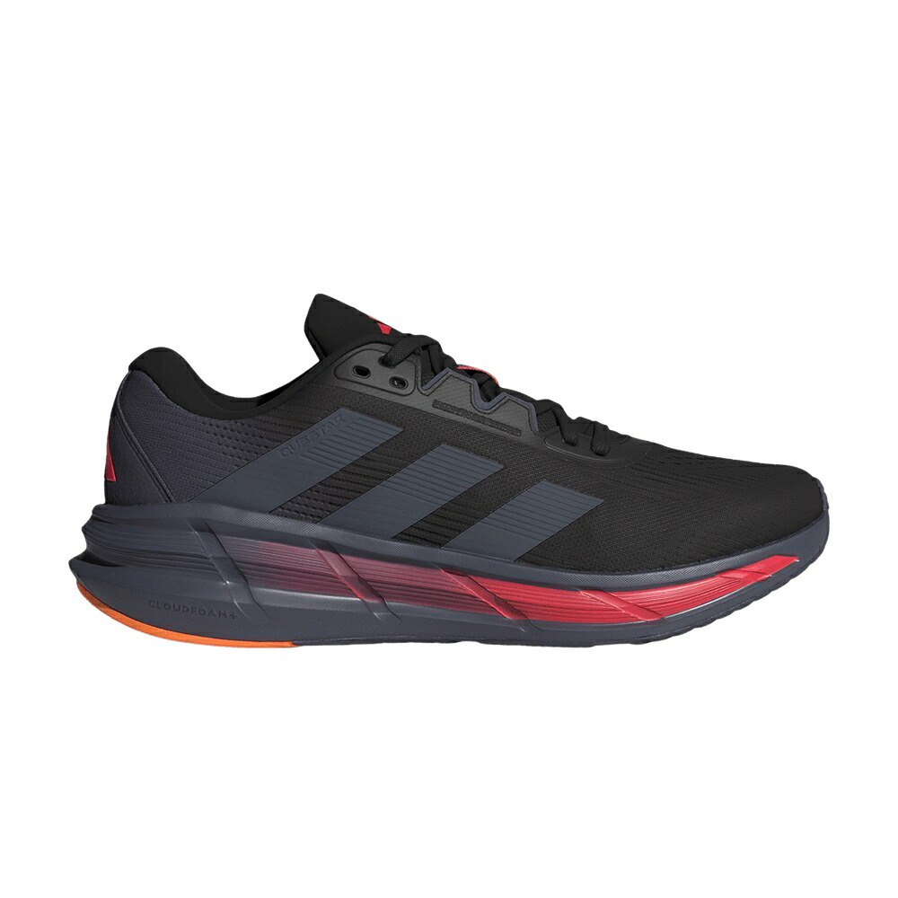 アディダス 黒色 ブラック コア 赤 レッド 'CORE RED' スニーカー メンズ ADIDAS QUESTAR 3 BLACK ONIX LUCID / CORE BLACK ONIX LUCID RED