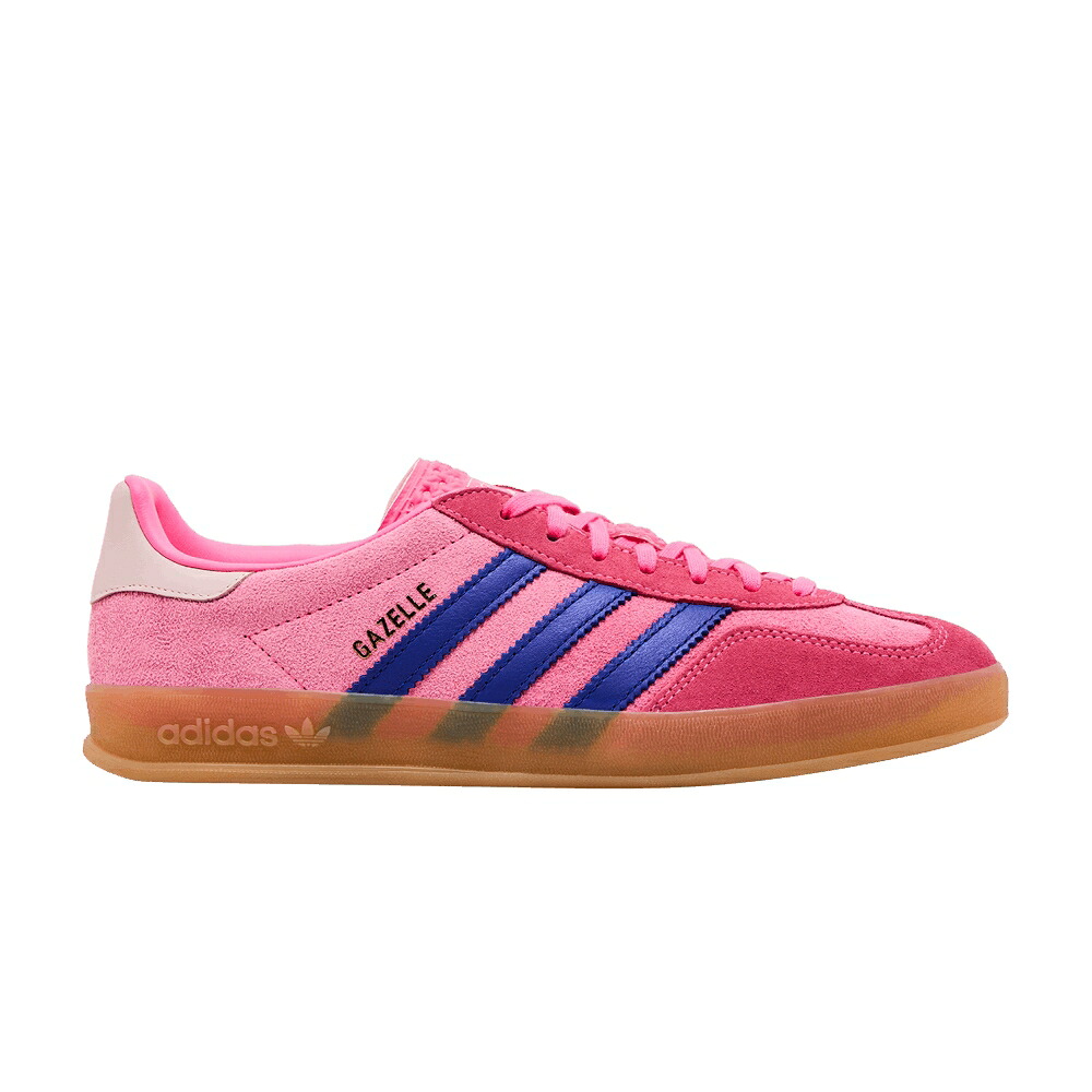 アディダス ガゼル サクラ色 \u0027LUCID BLUE\u0027 スニーカー レディース ADIDAS WMNS GAZELLE INDOOR PINK / LUCID PINK CLEAR PINK GUM