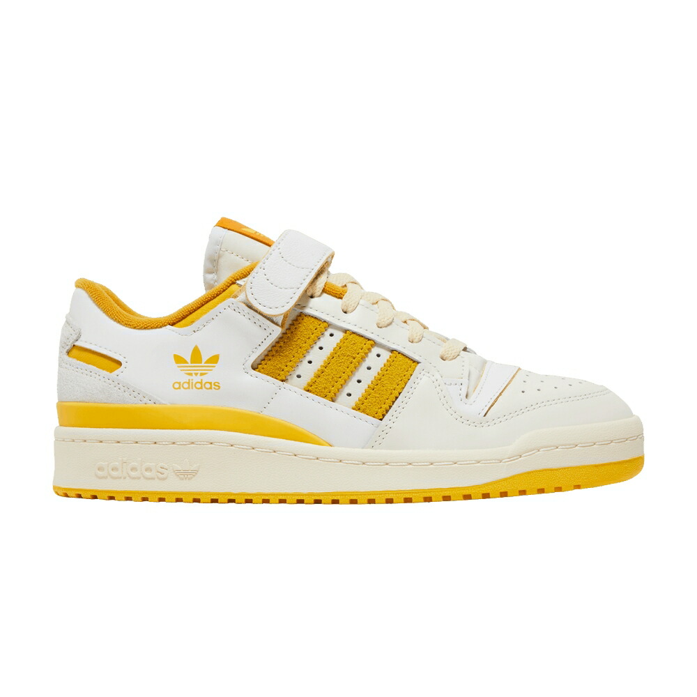 アディダス フォーラム 'WHITE YELLOW' スニーカー メンズ ADIDAS FORUM 84 LOW /