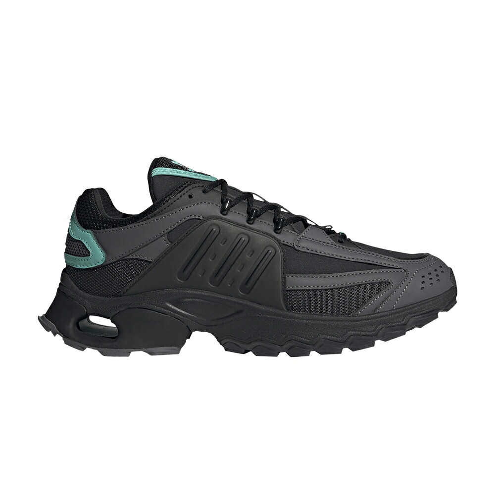 アディダス 灰色 グレー コア 黒色 ブラック 'BLACK MINT' スニーカー メンズ ADIDAS THESIA GREY / CORE BLACK GREY FIVE ACID MINT｜スニケス