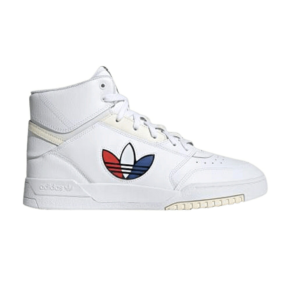 アディダス 白いこと 白いこと 赤 赤いこと \u0027WHITE TREFOIL\u0027 スニーカー メンズ ADIDAS DROP STEP XLT / FOOTWEAR WHITE CHALK WHITE RED