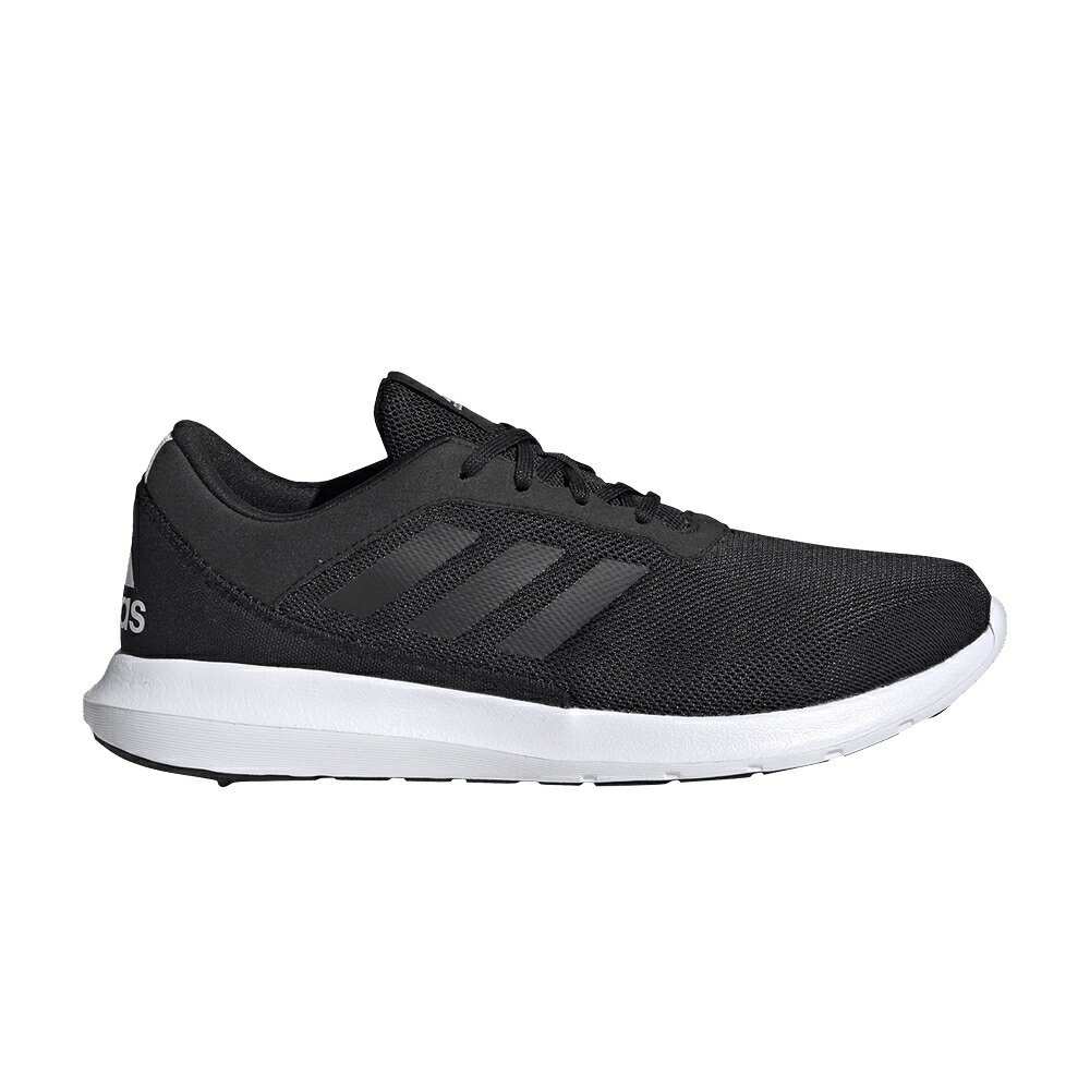 アディダス 中核グループ 黒いこと 黒いこと \u0027BLACK WHITE\u0027 スニーカー レディース ADIDAS WMNS CORERACER / CORE BLACK CORE BLACK CLOUD