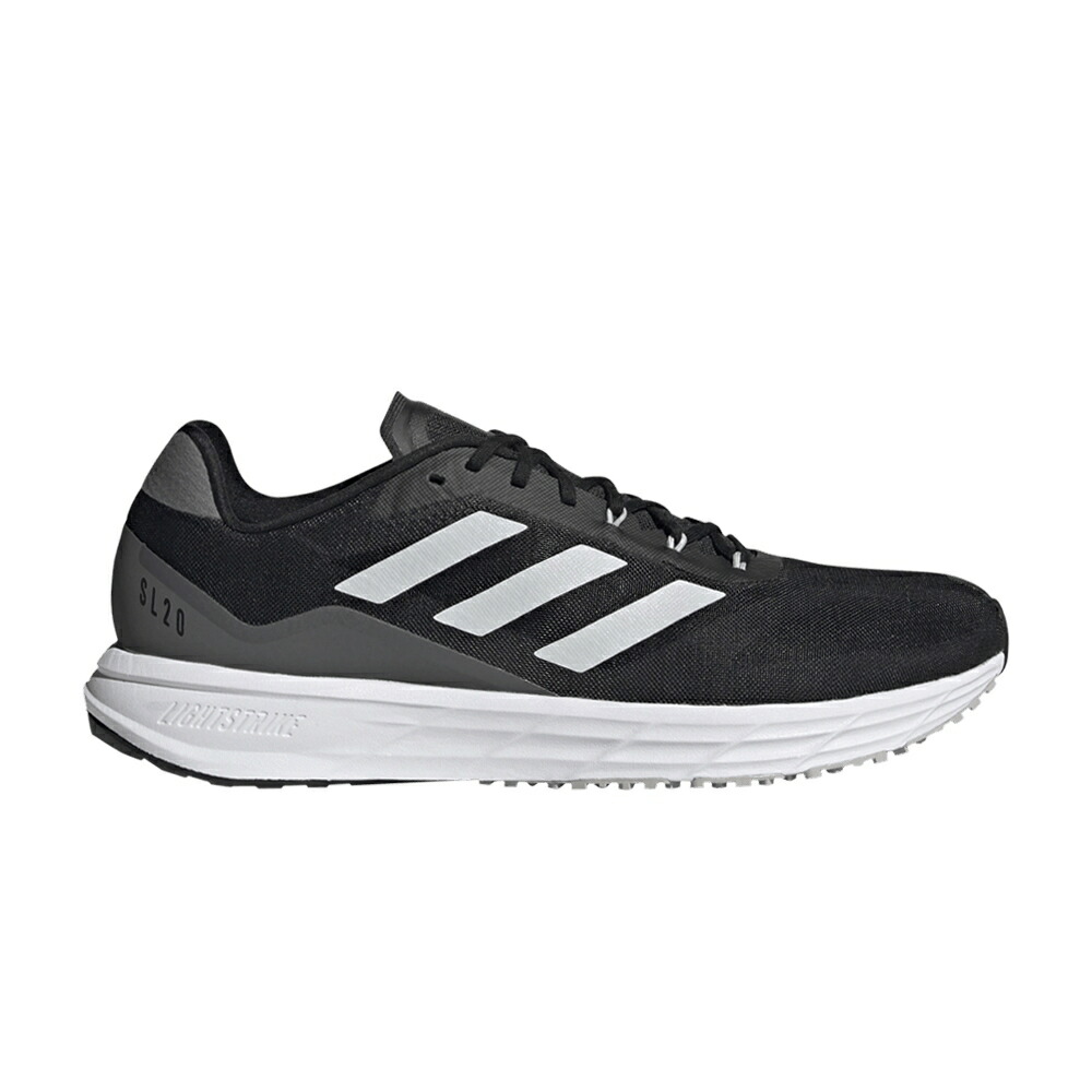 アディダス コア 黒色 ブラック 白色 ホワイト 灰色 グレー SL20.2 'BLACK GREY' スニーカー メンズ ADIDAS / CORE BLACK CLOUD WHITE GREY FIVE