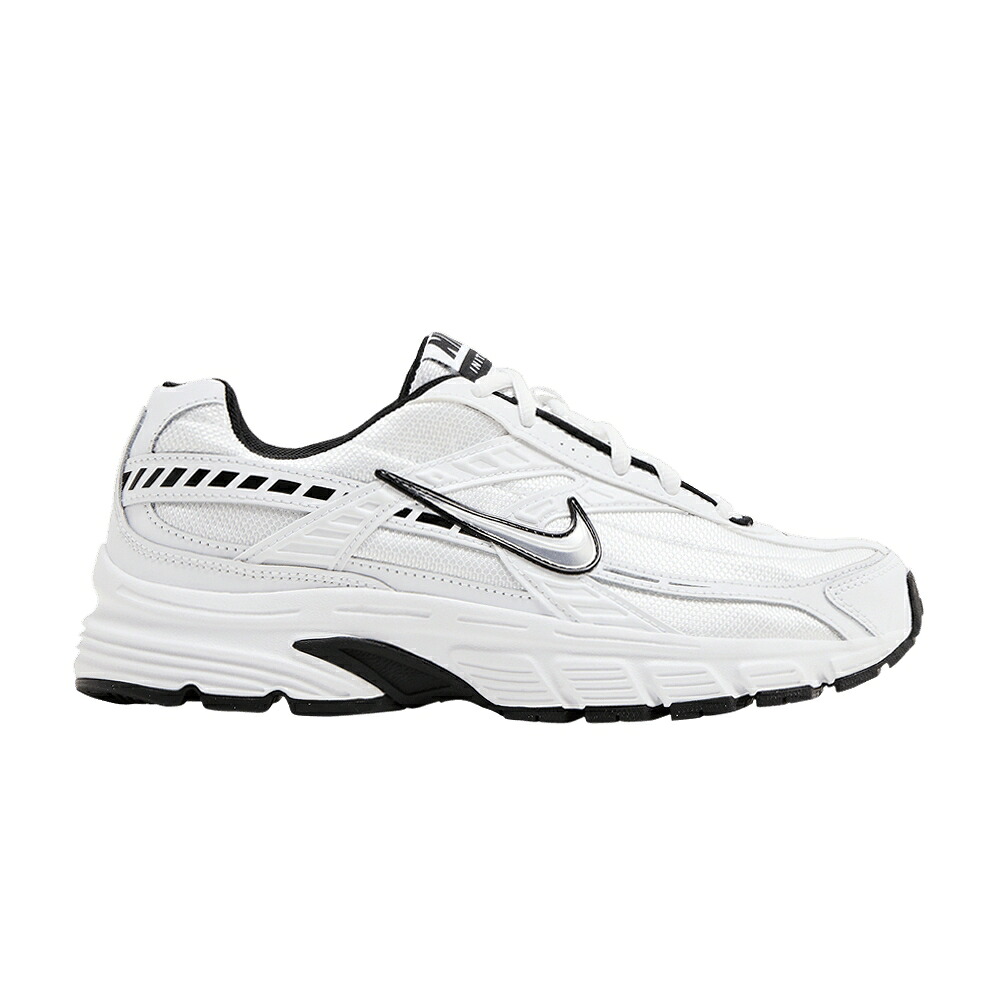 ナイキ 白いこと 白いこと 黒いこと 黒いこと \u0027WHITE SILVER\u0027 スニーカー レディース NIKE WMNS INITIATOR METALLIC / WHITE WHITE BLACK METALLIC