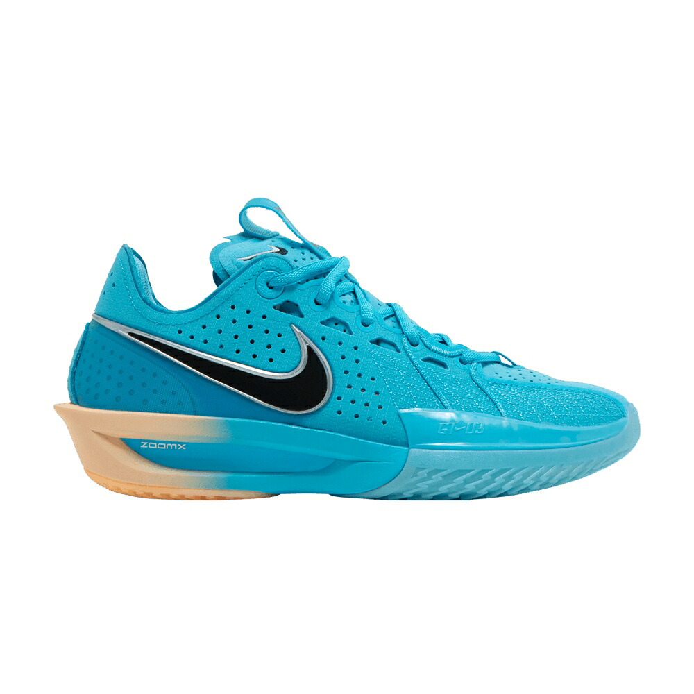 ナイキ ズーム 青色 ブルー 黒色 ブラック BLUE FURY スニーカー メンズ NIKE AIR ZOOM GT CUT 3 / BLUE FURY BLACK TANGERINE TINT