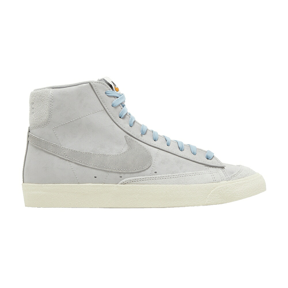 ナイキ ブレイザー ミッド プレミアム フレッシュ 灰色 グレー アルファ 橙 オレンジ '77 'CERTIFIED FOG' スニーカー メンズ NIKE BLAZER MID PREMIUM FRESH - GREY / GREY FOG GREY FOG ALPHA ORANGE|スニケス