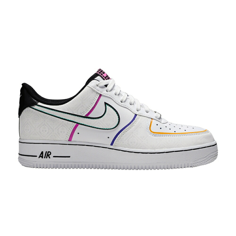 ナイキ 白色 ホワイト 黒色 ブラック 緑 グリーン エアフォース DAY DEAD スニーカー メンズ NIKE AIR FORCE 1 LOW OF THE / WHITE WHITE BLACK KINETIC GREEN