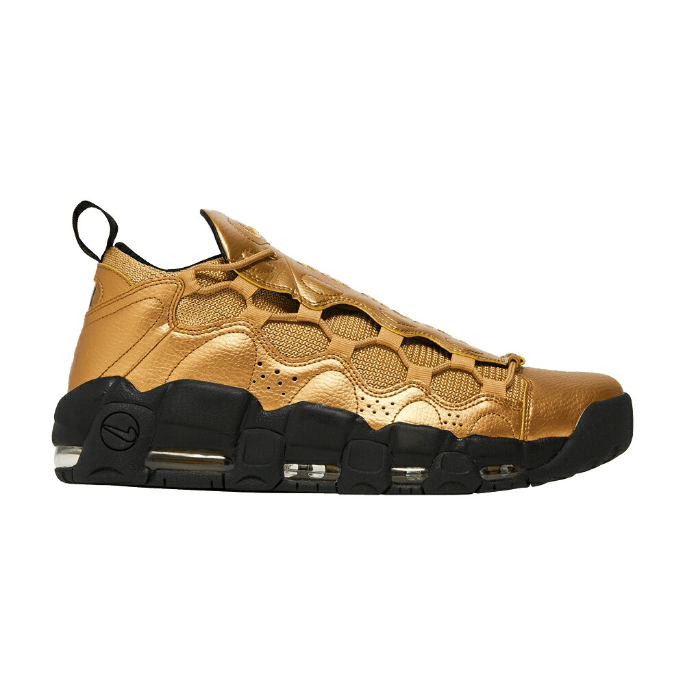 ナイキ ゴールド 黒いこと 黒いこと エアモアマネー \u0027METALLIC GOLD\u0027 スニーカー メンズ NIKE AIR MORE MONEY / METALLIC GOLD BLACK METALLIC