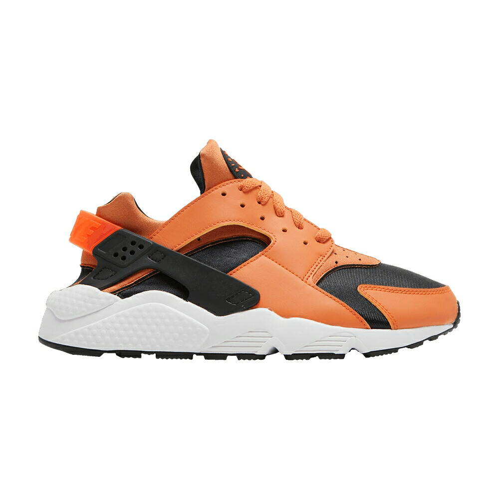 ナイキ ハラチ カリー 黒色 ブラック 白色 ホワイト 橙 オレンジ 'HOT CURRY' スニーカー メンズ NIKE AIR HUARACHE / HOT CURRY BLACK WHITE ORANGE｜スニケス