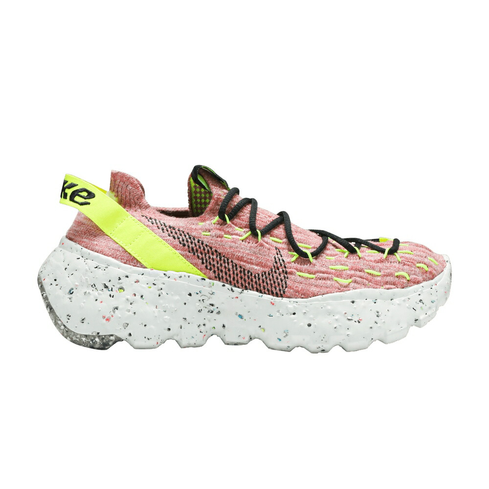 ナイキ 黒いこと 黒いこと \u0027LIGHT PINK\u0027 スニーカー レディース NIKE WMNS SPACE HIPPIE 04 ARCTIC / LEMON VENOM BLACK LIGHT ARCTIC