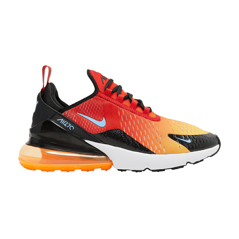 ナイキ マックス 赤 赤いこと ゴールド 大気圏マックス \u0027SUNSET\u0027 スニーカー メンズ NIKE AIR MAX 270 / UNIVERSITY RED UNIVERSITY GOLD