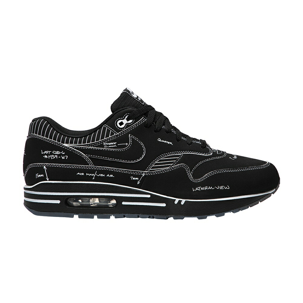 ナイキ マックス 白色 ホワイト 黒色 ブラック エアマックス KETCH BLACK スニーカー メンズ NIKE AIR MAX 1 TO SHELF - / WHITE WHITE BLACK