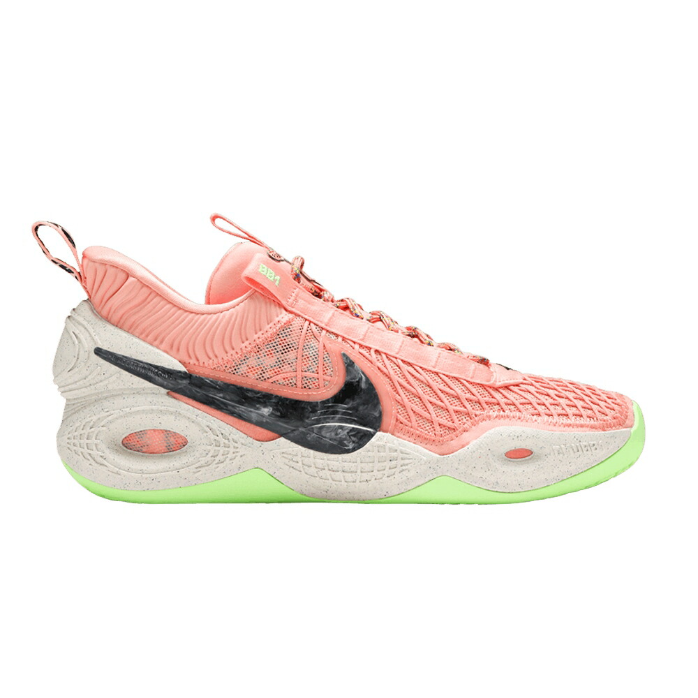 ナイキ 黒いこと 黒いこと 菩提樹 \u0027POMEGRANATE\u0027 スニーカー メンズ NIKE COSMIC UNITY / APRICOT AGATE BLACK LIME GLOW