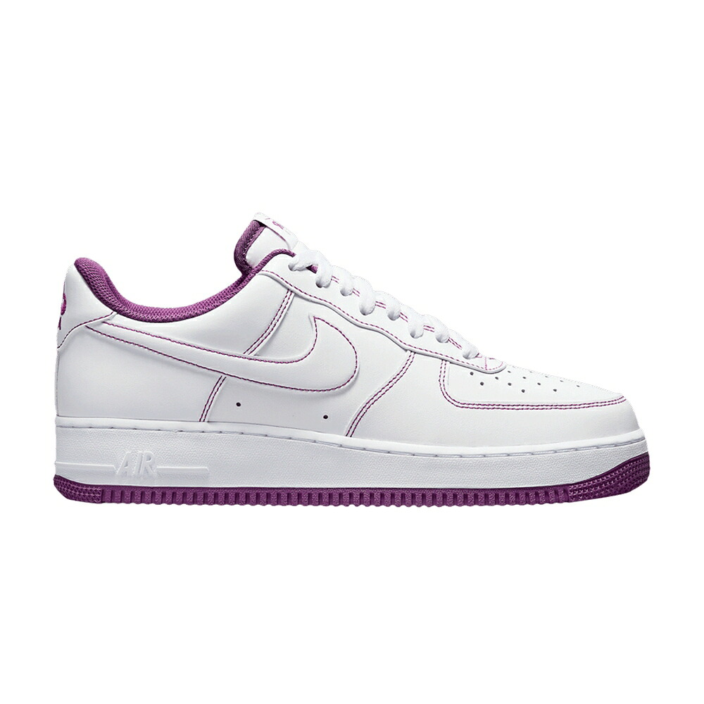 ナイキ 白いこと 白いこと 空軍 \u002707 \u0027CONTRAST VIOTECH\u0027 スニーカー メンズ NIKE AIR FORCE 1 STITCH - WHITE / WHITE WHITE VIOTECH
