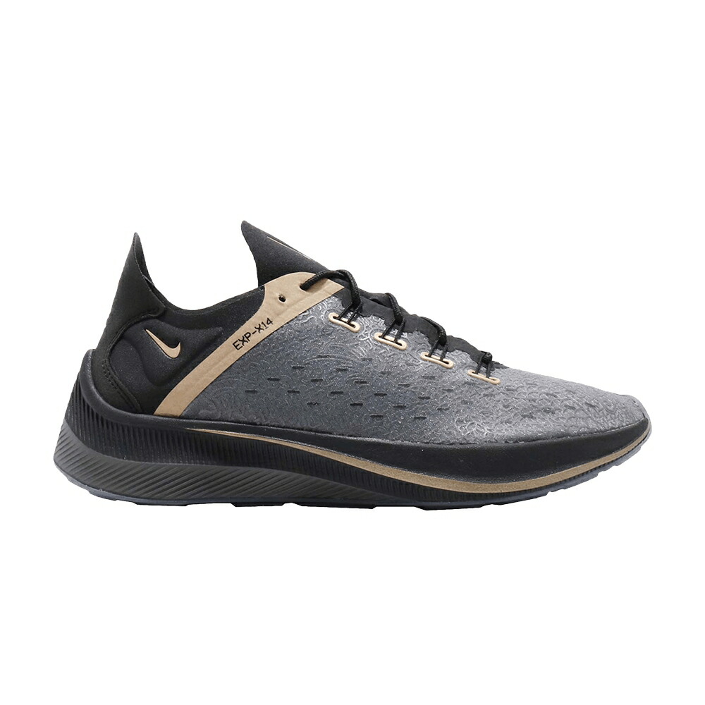 ナイキ 黒いこと 黒いこと ゴールド \u0027BLACK GOLD\u0027 スニーカー メンズ NIKE CR7 X EXP-X14 / BLACK METALLIC GOLD