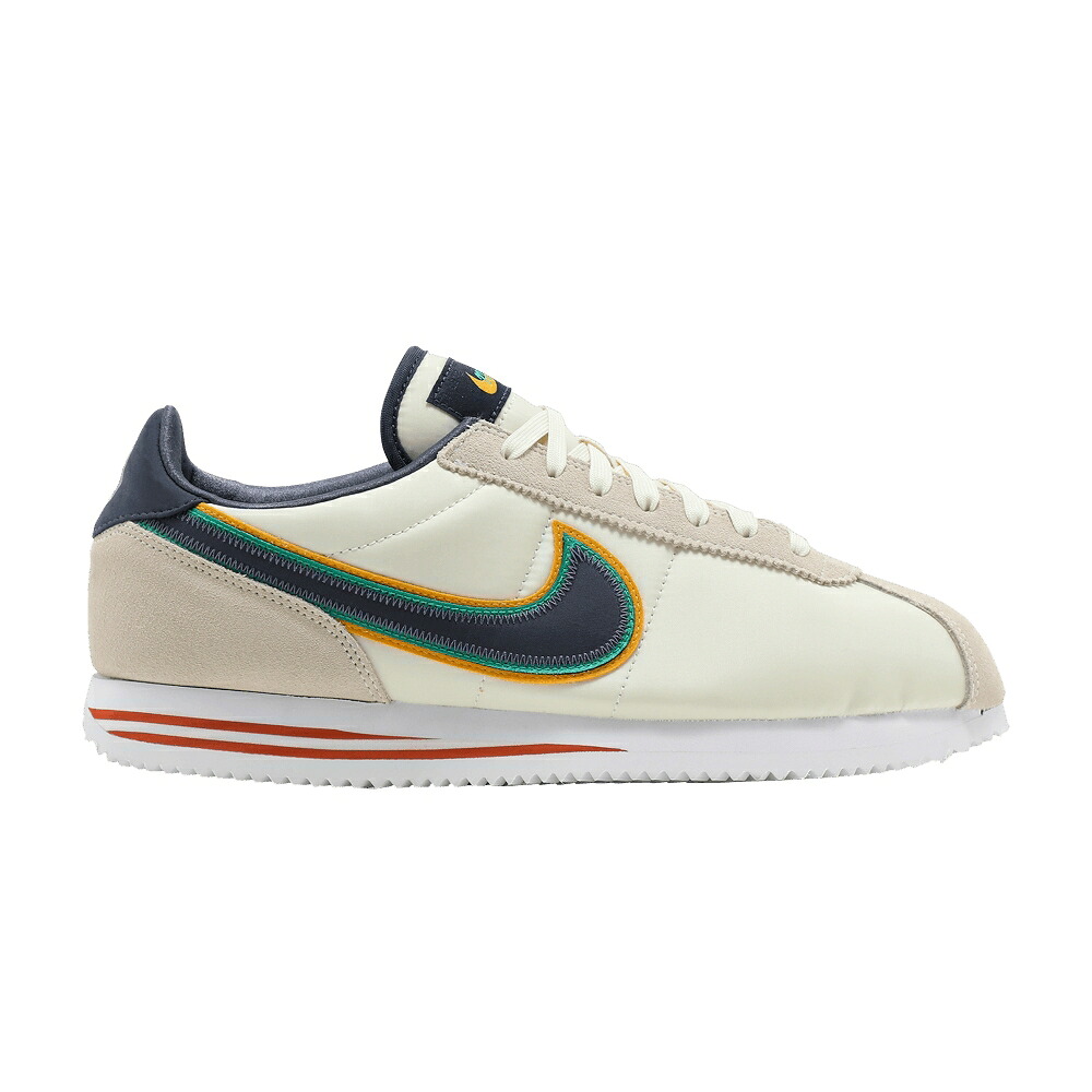 ナイキ コルテッツ 割り増し金 サンダー 闘技場 \u0027COCONUT BLUE\u0027 スニーカー メンズ NIKE CORTEZ ベーシック PREMIUM MILK THUNDER / COCONUT MILK DARK SULFUR STADIUM