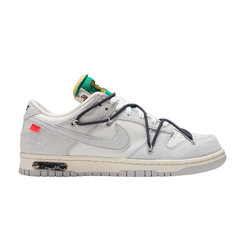 ナイキ 象牙色 ダンク 薄墨色 薄墨色 ダンクロー \u0027LOT 50\u0027 スニーカー メンズ NIKE OFF-WHITE X DUNK LOW 20 OF / SAIL NEUTRAL GREY GRIDIRON
