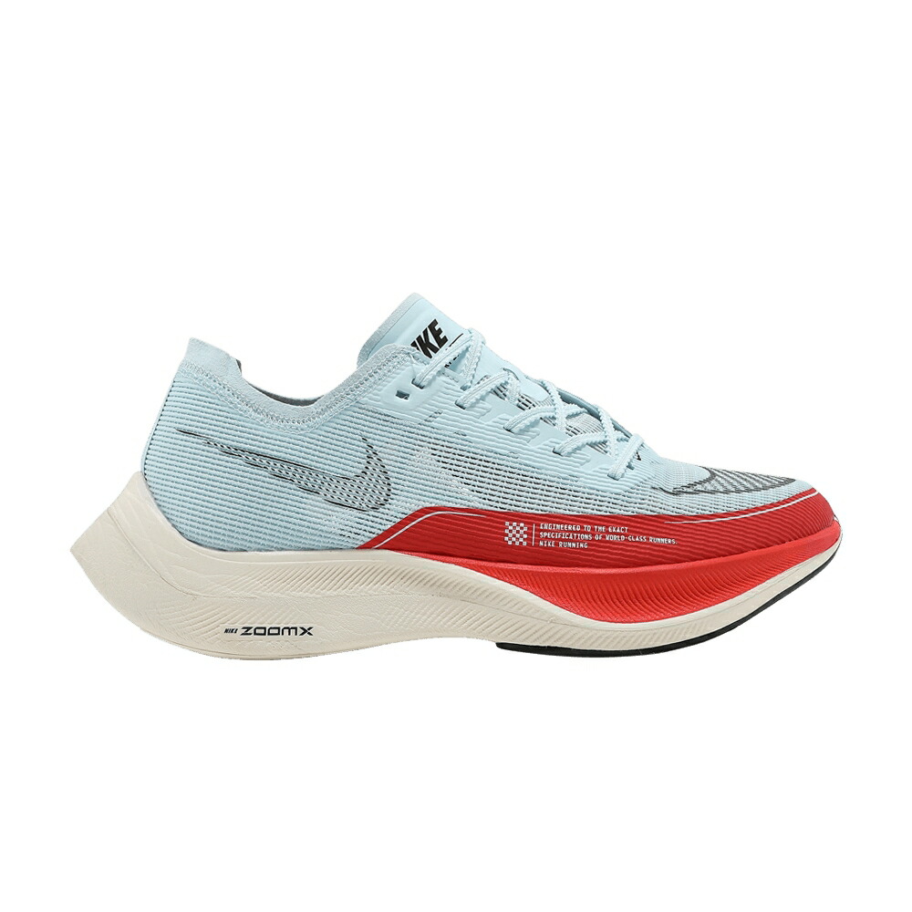 ナイキ 青色 ブルー 赤 レッド NEXT% OG スニーカー メンズ NIKE ZOOMX VAPORFLY 2 / GLACIER BLUE CHILE RED PALE