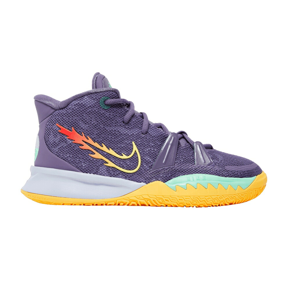 ナイキ カイリー 赤 赤いこと \u0027DAYBREAK\u0027 お坊っちゃん キッズ NIKE KYRIE 7 GS / DAYBREAK CITRON PULSE SIREN RED もの言う花 マタニティ スニーカー