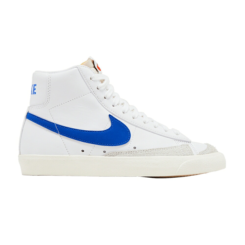 ナイキ ブレイザー ミッド 白いこと 白いこと 青碧 青碧 \u002777 \u0027WHITE BLUE\u0027 スニーカー レディース NIKE WMNS BLAZER MID RACER / WHITE RACER BLUE SAIL