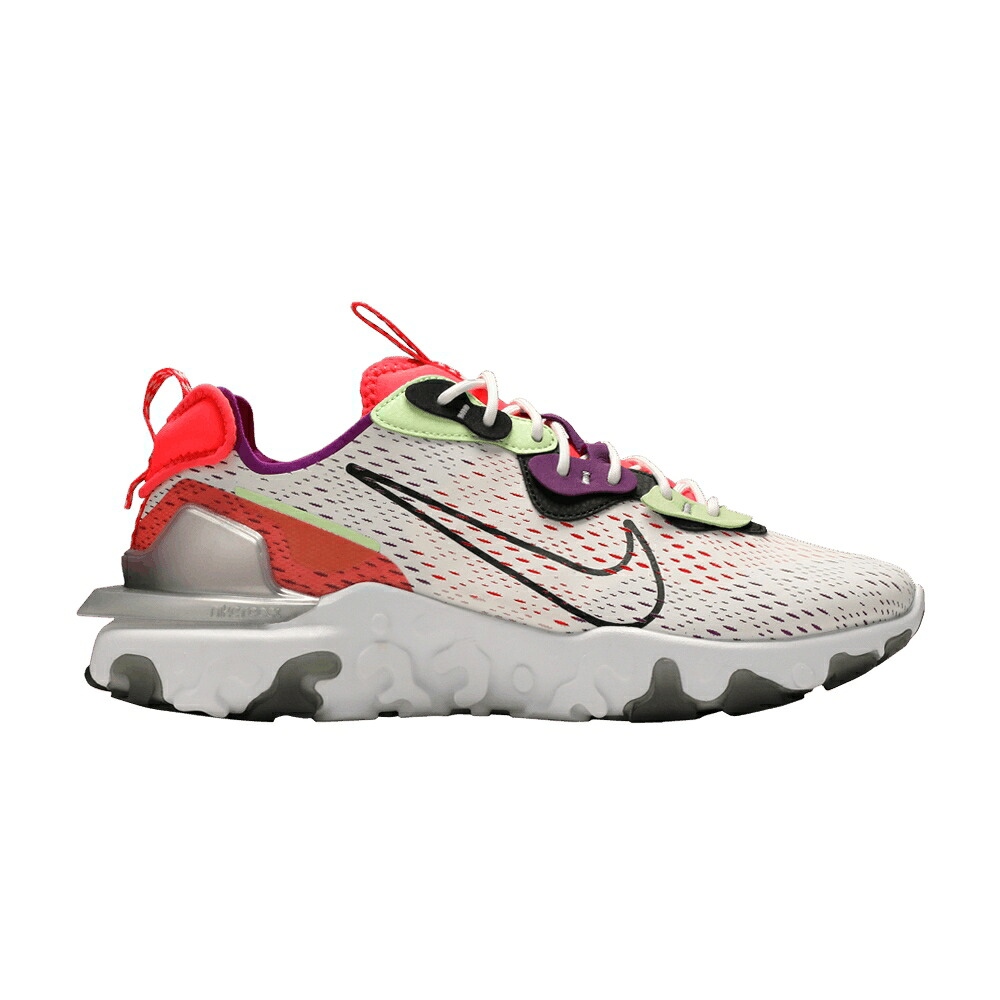 ナイキ リアクト 白いこと 白いこと 黒いこと 黒いこと \u0027BARELY PINK\u0027 スニーカー メンズ NIKE REACT VISION VOLT / SUMMIT WHITE BLACK BARELY VOLT