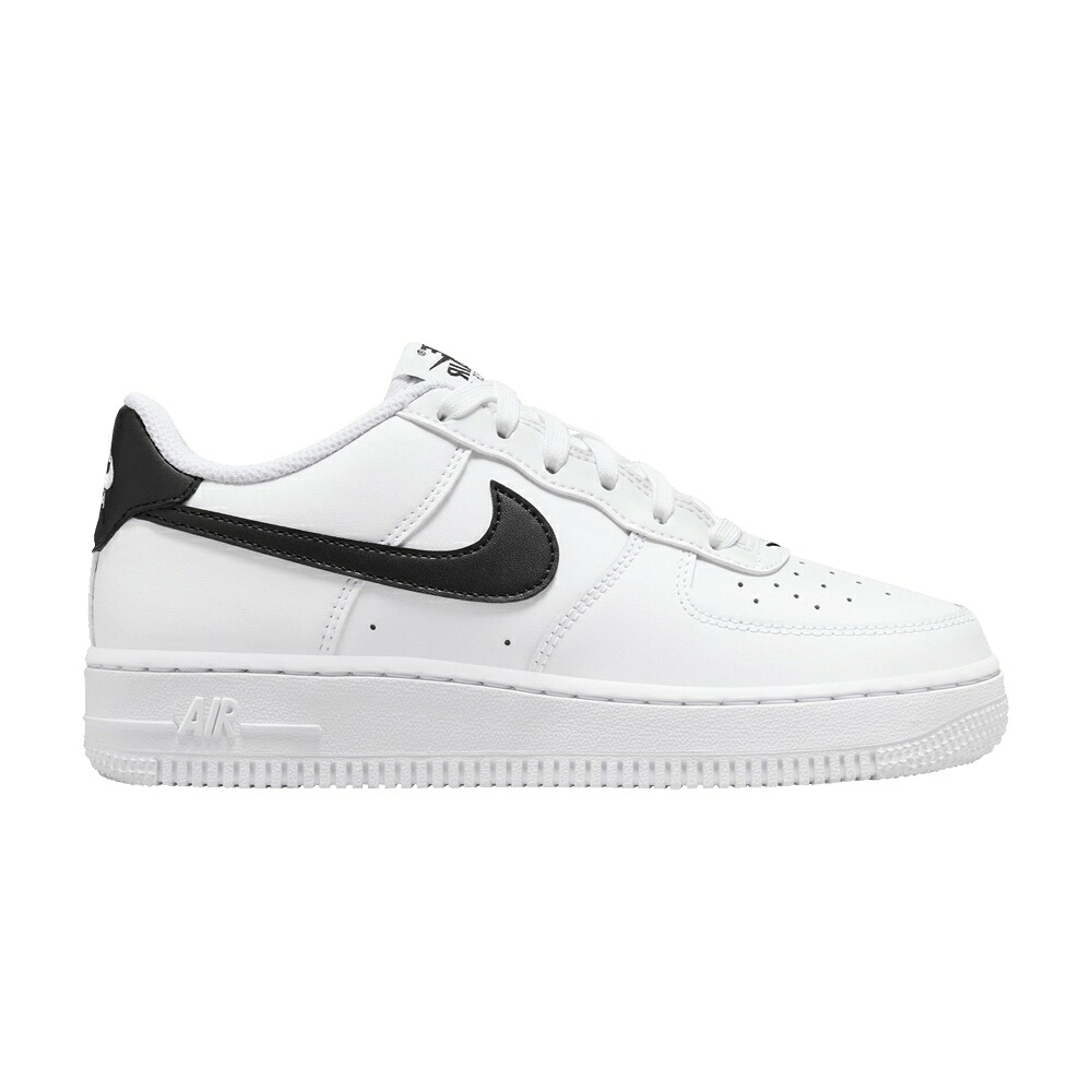 ナイキ 白いこと 白いこと 黒いこと 黒いこと 空軍 \u0027WHITE BLACK\u0027 お坊っちゃん キッズ NIKE AIR FORCE 1 GS / WHITE BLACK もの言う花 マタニティ スニーカー